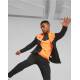 PUMA IndividualRISE Football Tracksuit Black/Orange