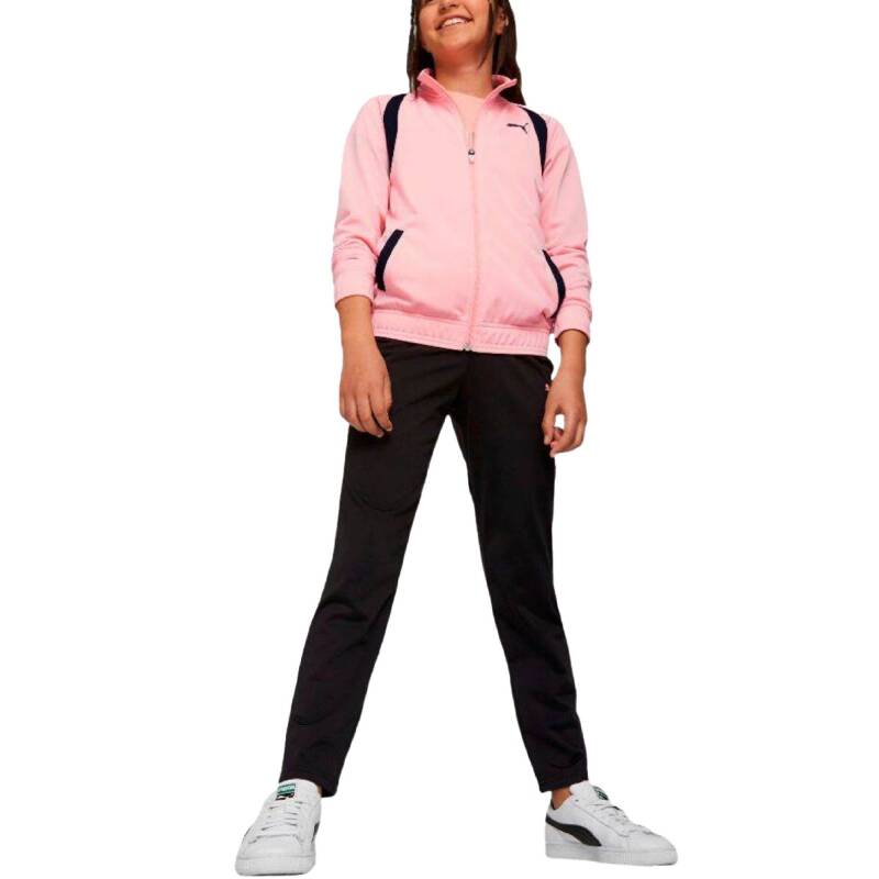 PUMA Tricot Full-Zip Track Suit Pink/Black