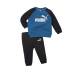 PUMA Minicats Essentials Raglan Jogger Set Blue/Black