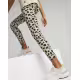 PUMA Essentials+ Animal Printed Leggings Beige/Black