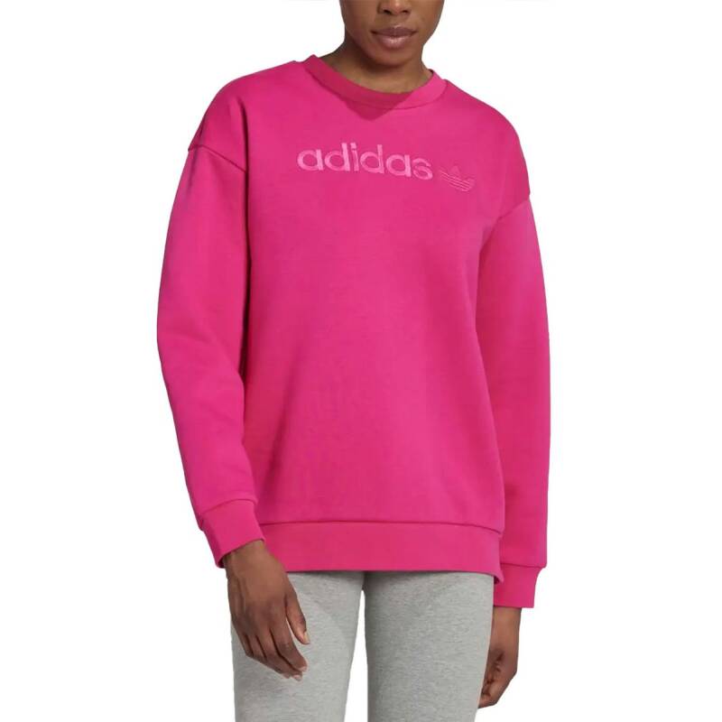 ADIDAS Originals Boyfriend Crew Sweatshirt Pink