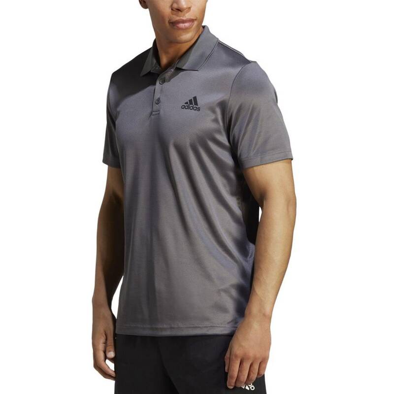 ADIDAS Designed To Move 3-Stripes Polo Grey