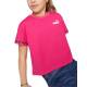 PUMA Power Tape Relaxed Fit Tee Pink