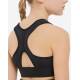 ADIDAS Aeroready Powerreact Print Padded Sports Bra Black/Grey