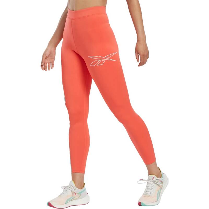 REEBOK Running Vector Leggings Orange