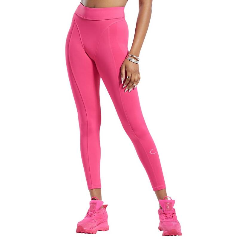 REEBOK x Cardi B High-Rise Leggings Pink