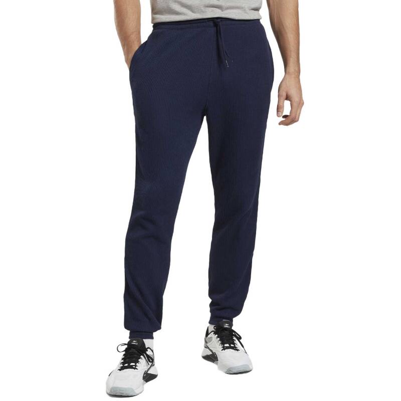 REEBOK Identity Vector Tape Waffle Pants Navy