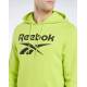 REEBOK Identity Big Logo Fleece Hoodie Yellow