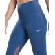 REEBOK Ts Lux Perform Perforated Leggings Blue