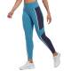 REEBOK Lux High-Waisted Colorblock Leggings Blue