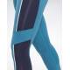 REEBOK Lux High-Waisted Colorblock Leggings Blue