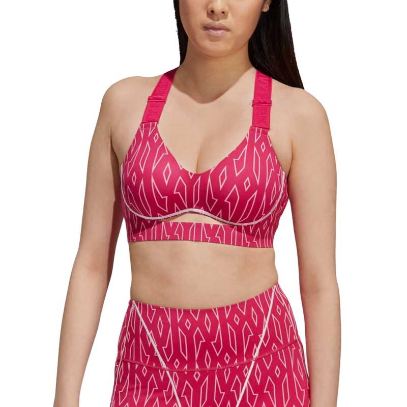 ADIDAS x Ivy Park Medium Support Cut Out Bra Pink