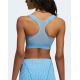 ADIDAS x Ivy Park Monogram Zip Bra Blue