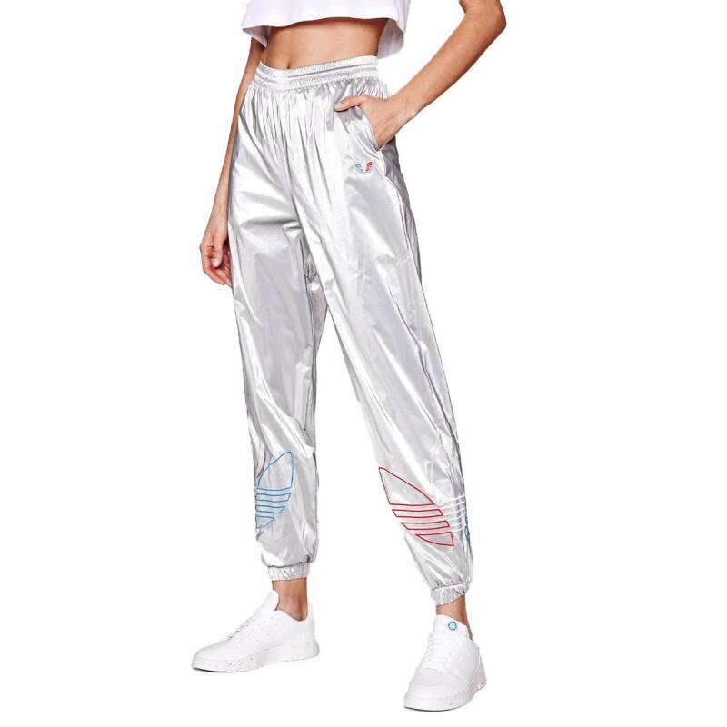 ADIDAS Originals Adicolor Tricolor Metallic Japona Track Pants Silver