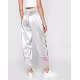 ADIDAS Originals Adicolor Tricolor Metallic Japona Track Pants Silver