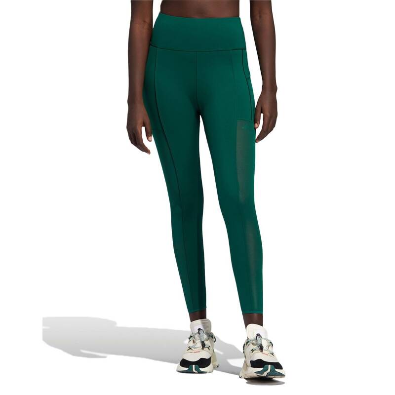 ADIDAS x Ivy Park Mesh 3-Stripes Leggings Green