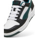 PUMA Rebound V6 Lo Shoes White/Black/Green