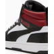 PUMA Rebound V6 Mid Shoes White/Black/Red