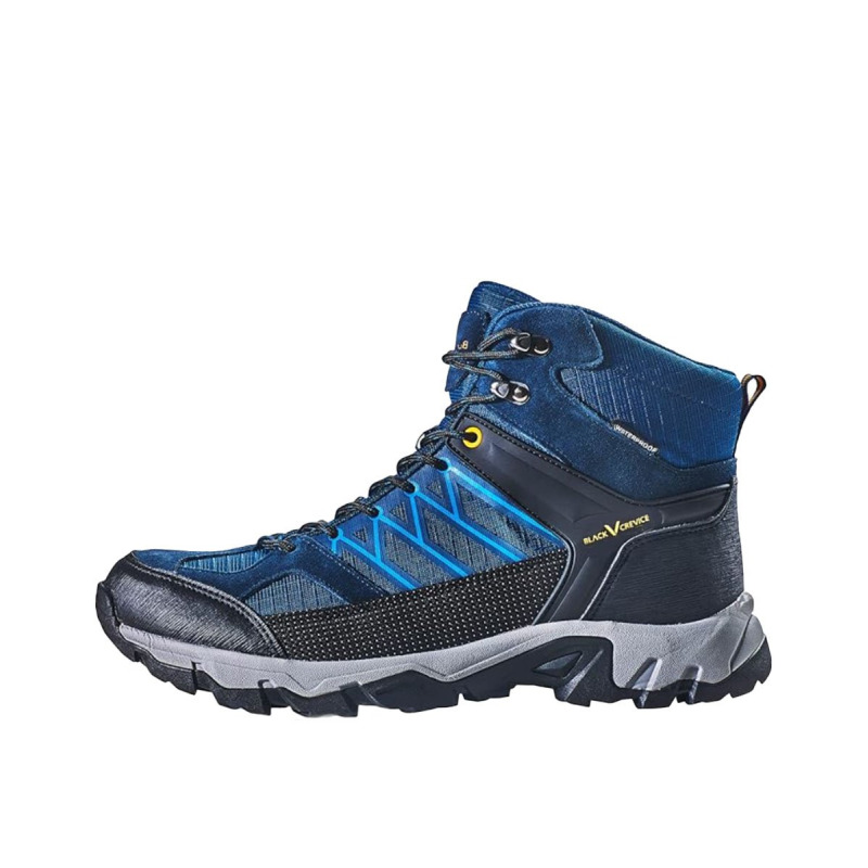 BLACK CREVICE Trekking High Waterproof Shoes Blue/Orange