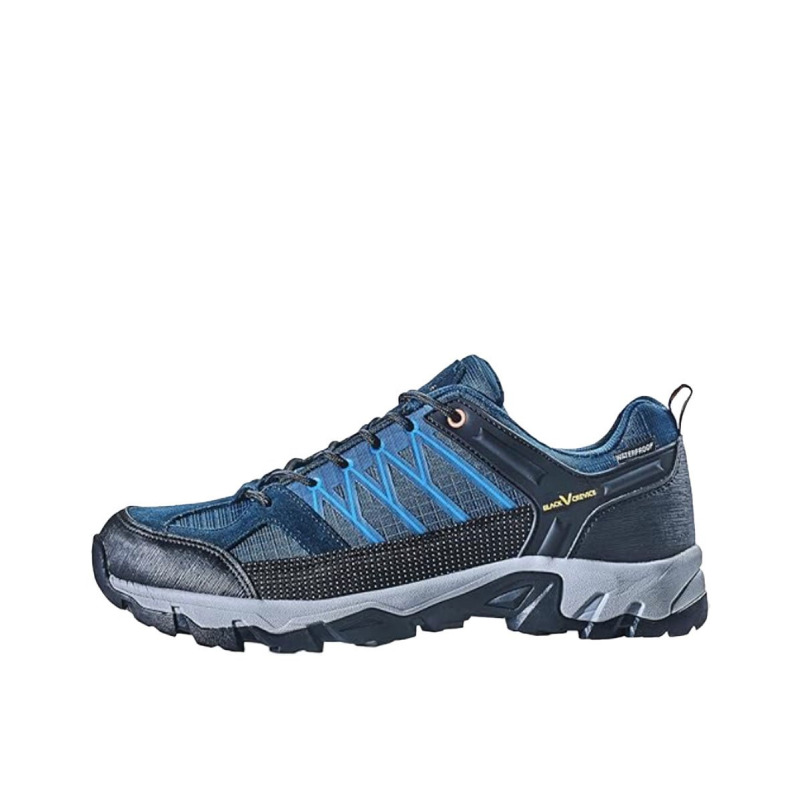 BLACK CREVICE Trekking Low Waterproof Shoes Blue/Orange