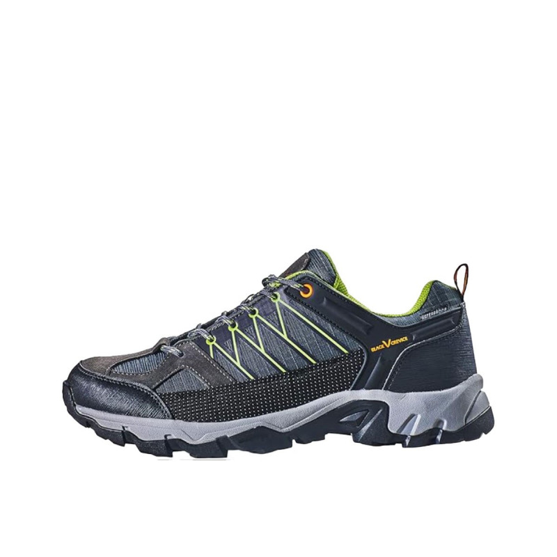 BLACK CREVICE Trekking Low Waterproof Shoes Grey/Green