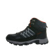 BLACK CREVICE Trekking High-Cut Waterproof Shoes Black/Red