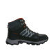 BLACK CREVICE Trekking High-Cut Waterproof Shoes Black/Red