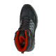 BLACK CREVICE Trekking High-Cut Waterproof Shoes Black/Red