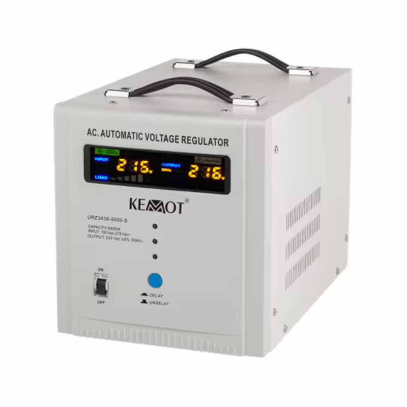 Стабилизатор на напрежение URZ3438, серво мотор, вход 150VAC, 270VAC, изход 230VAC, 10000VA