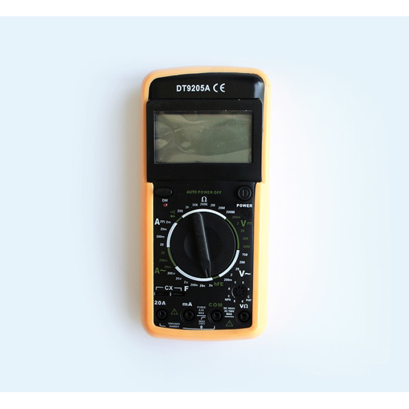 Мултицет DT-9205A, зумер, VAC, VDC, AAC, ADC, OHM, F