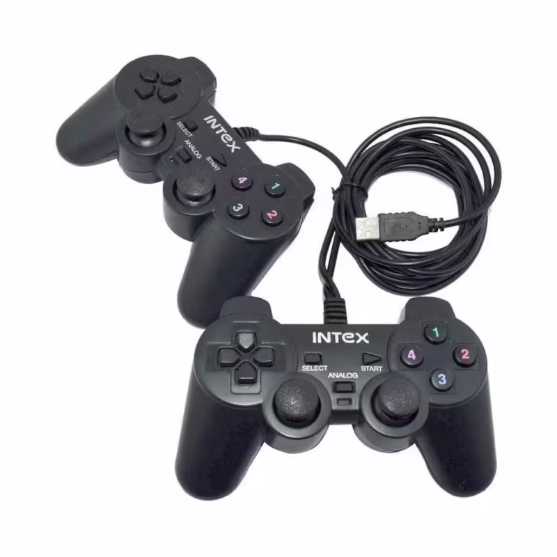 Джойстик комплект 2бр, контролер IT-GP04B, компютър, лаптоп, вибрация, USB