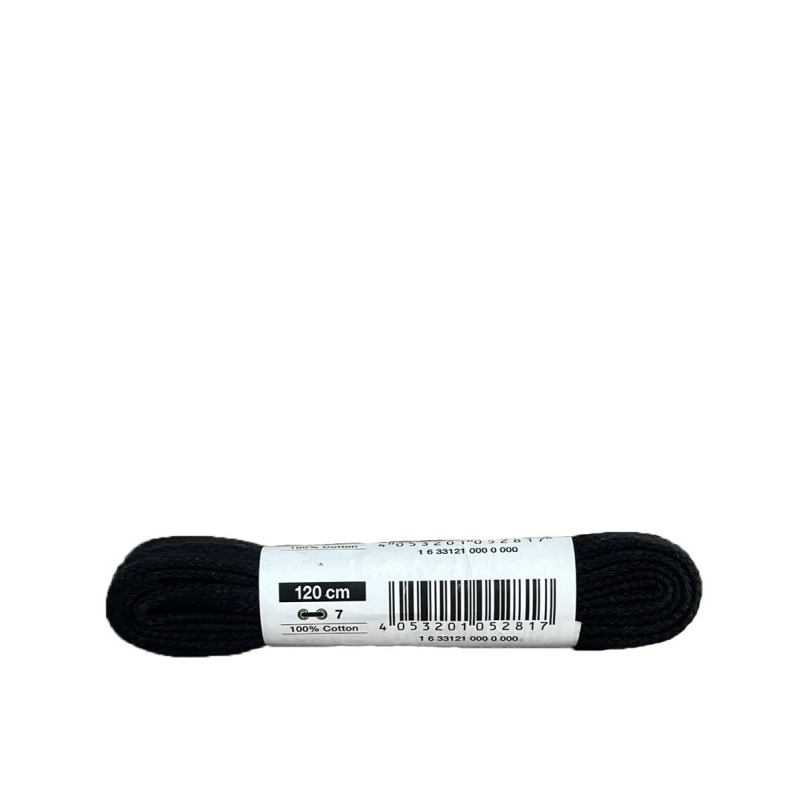 BAMA Sport Flat Laces Black 120cm