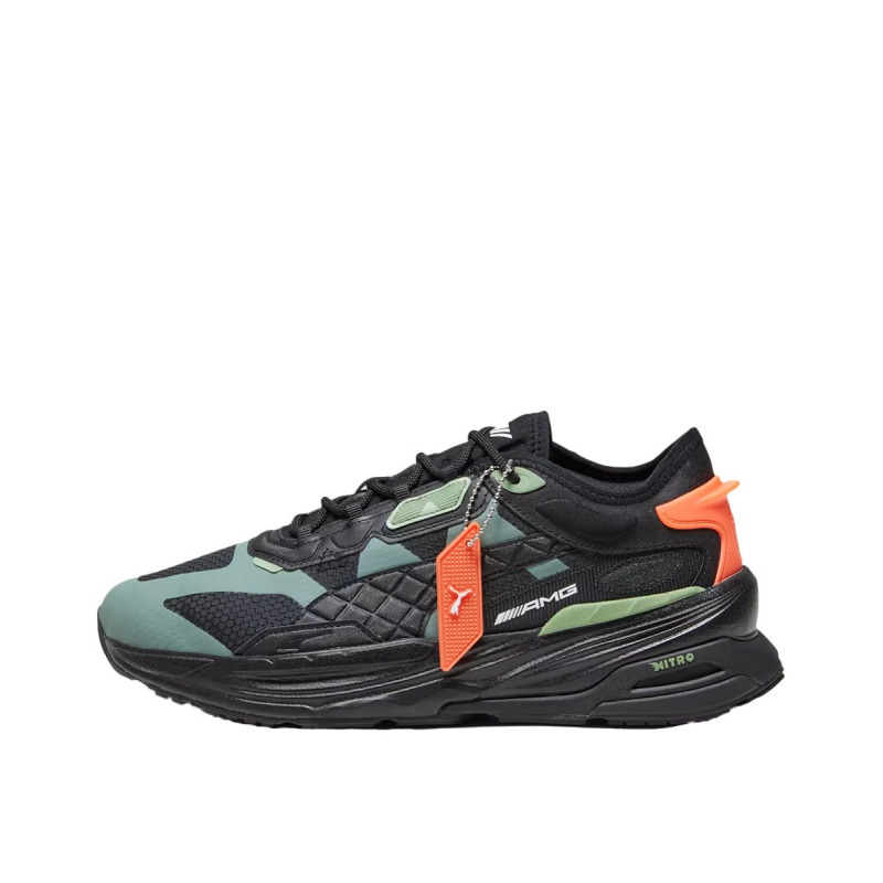 PUMA x Mercedes-AMG Extent Nitro Shoes Black/Light Mint