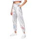 ADIDAS Originals Adicolor Tricolor Metallic Japona Track Pants Silver