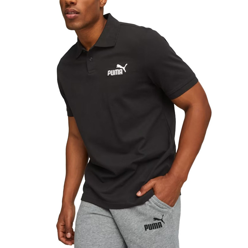 PUMA Essentials Pique Polo Black M