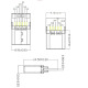 Букса USB 3.1 Type C на платка, женска, 14 Pin, PCB