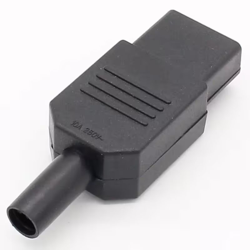 Букса захранваща, AC Power Plug (IEC 320-C13), кабелна