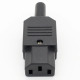 Букса захранваща, AC Power Plug (IEC 320-C13), кабелна