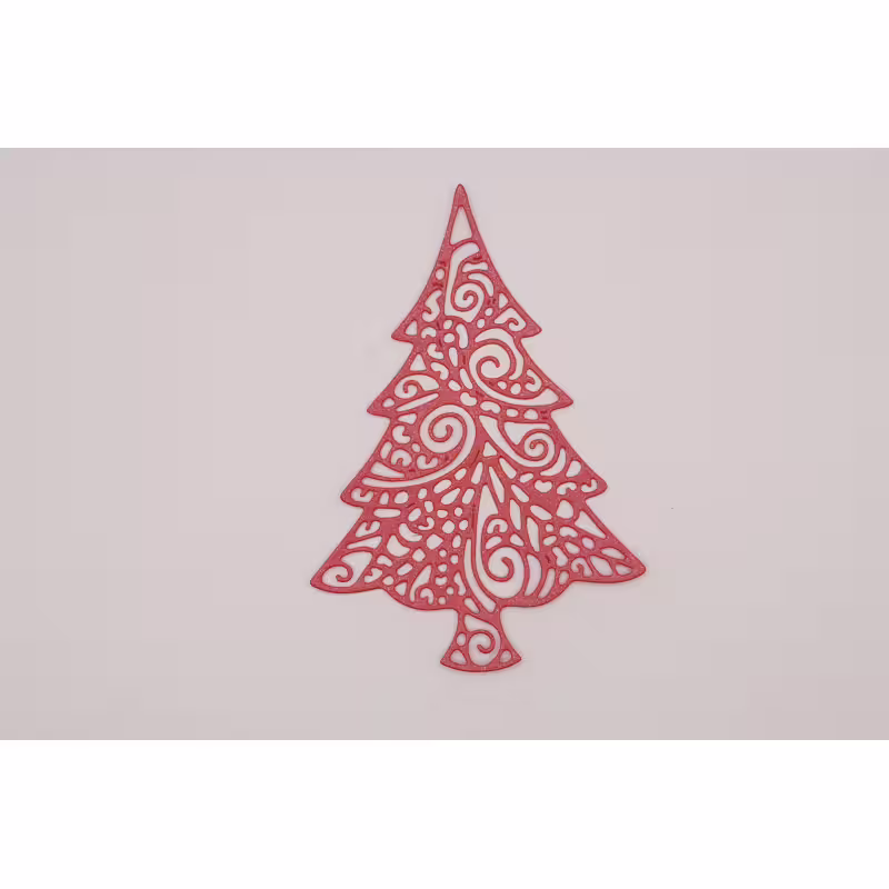 Елементи за декорация "Елха", 10 бр, елементи за крафт проекти, скрапбук