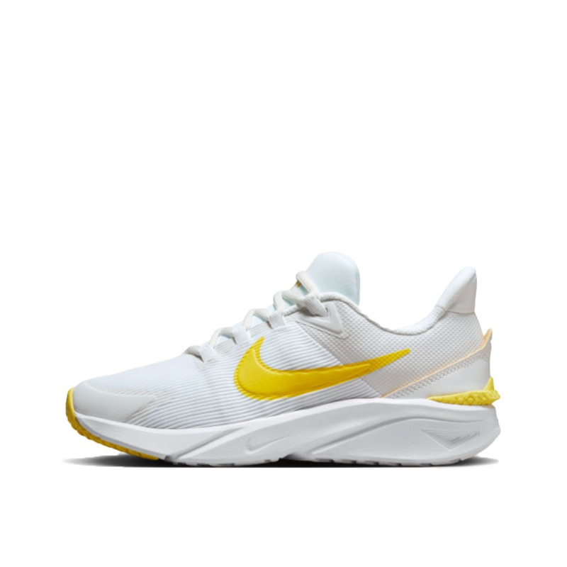 NIKE Star Runner 4 Shoes White/Yellow