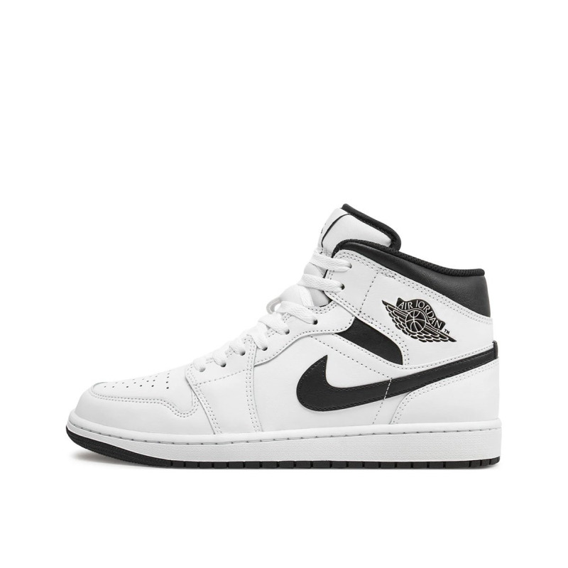 NIKE Air Jordan 1 Mid Shoes White