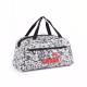 PUMA Phase All Over Printed Sports Bag White/Black