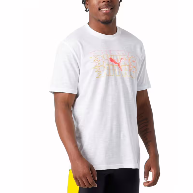 PUMA Graphic Nitro Tee White