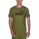 PUMA Essentials Logo Tee Olive Green
