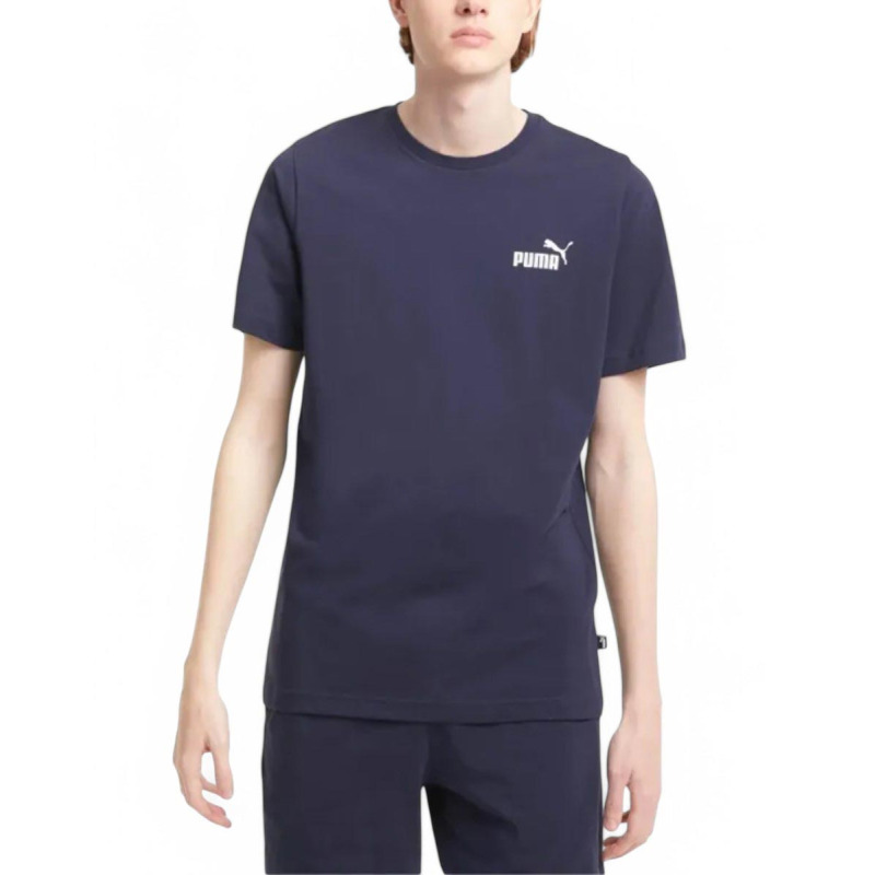 PUMA Essentials Small Logo Tee Blue