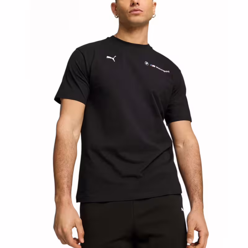 PUMA x BMW M Motorsport Ess+ Logo Tee Black