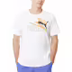 PUMA Essentials+ Logo Lab Summer Tee White