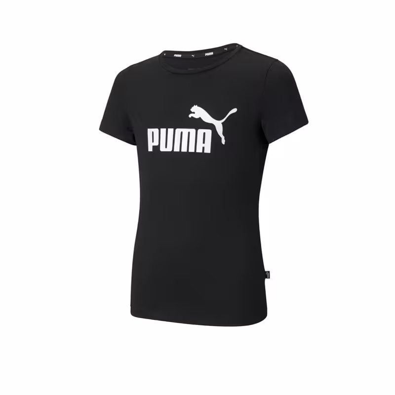 PUMA Ess Logo Kids Tee Black
