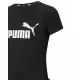 PUMA Ess Logo Kids Tee Black