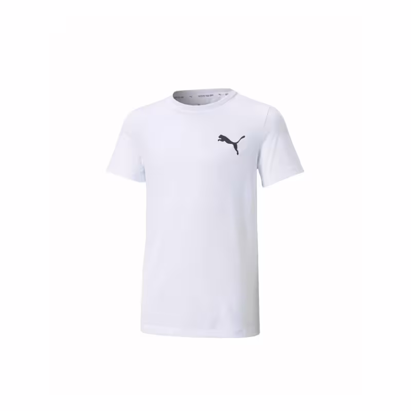 PUMA Active Small Logo Tee White